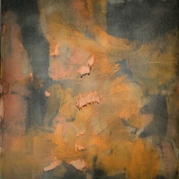 Картина под названием "Arrière Saison" - Stéphane Droit, Подлинное произведение искусства, Акрил Установлен на Деревянная ра…