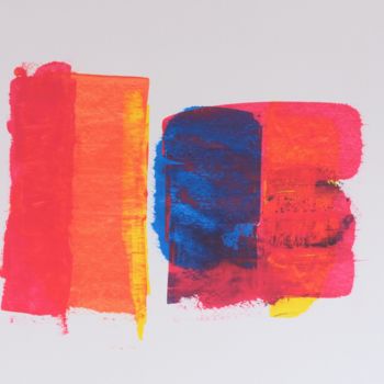 Malerei mit dem Titel "Colours through Col…" von Stephanie Findlay, Original-Kunstwerk, Acryl