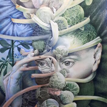 "Suffocating Sustain…" başlıklı Resim Stephan B. Reisig tarafından, Orijinal sanat, Kalem