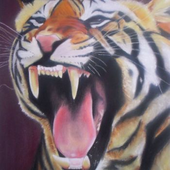 图画 标题为“tigre-22-613-50x70.…” 由Artpaint, 原创艺术品, 其他