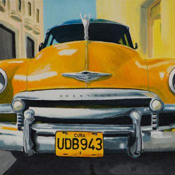 Painting titled "Chevrolet.jpg" by Stephane Paturel, Original Artwork, Oil