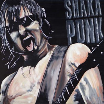 Painting titled "Shaka Ponk.jpg" by Stephane Paturel, Original Artwork, Oil