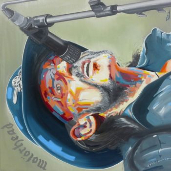 Pittura intitolato "Motorhead.jpg" da Stephane Paturel, Opera d'arte originale, Olio