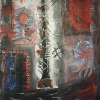 Painting titled "Zodiaque" by Stéphane Quertinmont, Original Artwork, Acrylic