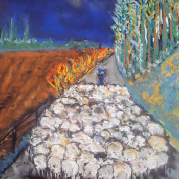 제목이 "mouton à belle ile…"인 미술작품 Stephane Thery로, 원작