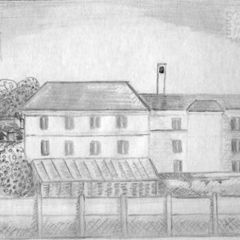 Drawing titled "Fontenay  sud1" by Steph, Original Artwork, Other