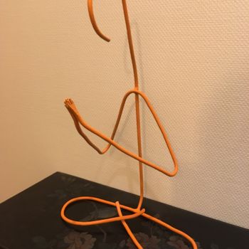 Sculpture titled "Méditation" by Stéphane Dagba, Original Artwork