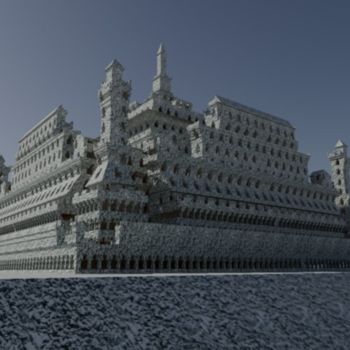 "Temple" başlıklı Heykel Sté tarafından, Orijinal sanat