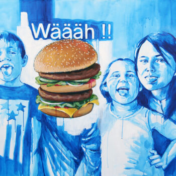 Pintura titulada "Wäääh!!" por Stephanie Balih, Obra de arte original, Acrílico