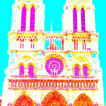 Photography titled "Notre Dame" by Stéphanie Dambry, Original Artwork, Digital Photography