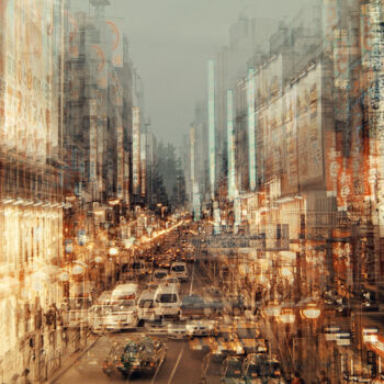 Photography titled "Tokyo Night" by Stephanie Jung, Original Artwork, Manipulated Photography
