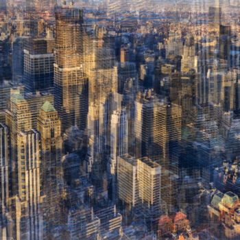 Photographie intitulée "Manhattan II" par Stephanie Jung, Œuvre d'art originale, Photographie manipulée