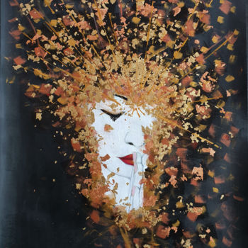 Painting titled "Cabaret 17" by Stéphanie Menard, Original Artwork, Acrylic