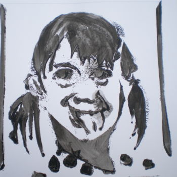 Peinture intitulée "Enfantillage" par Stéphanie Faivre, Œuvre d'art originale