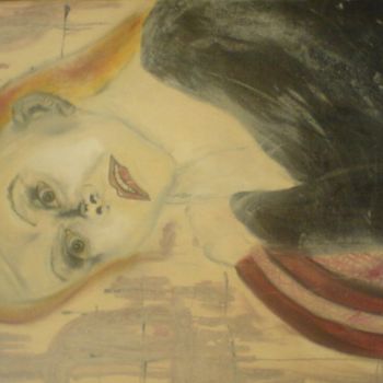 Peinture intitulée "Desdemone" par Stephanie Fumex, Œuvre d'art originale, Huile