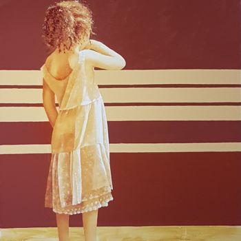 Ζωγραφική με τίτλο "PANCHINA 2" από Stephanie Ledroit, Αυθεντικά έργα τέχνης, Ακρυλικό