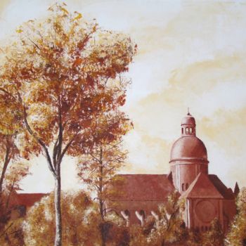 Pintura titulada "saint quiriace" por Stephanie Ledroit, Obra de arte original, Acrílico