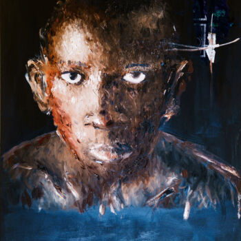 Pittura intitolato "Rebirth" da Stephen Aifegha, Opera d'arte originale, Acrilico