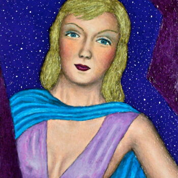 Pintura intitulada "Rosanna" por Stephen Warde Anderson, Obras de arte originais, Acrílico