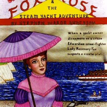 Pintura intitulada "Foxy Rose and Steam…" por Stephen Warde Anderson, Obras de arte originais, Acrílico Montado em Painel de…