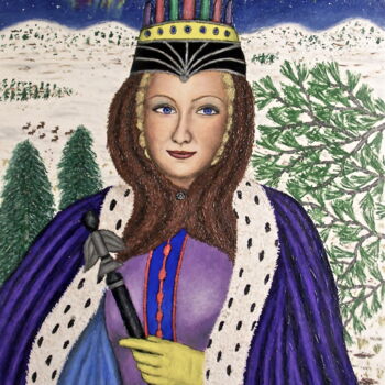 Pittura intitolato "Queen of the North" da Stephen Warde Anderson, Opera d'arte originale, Acrilico