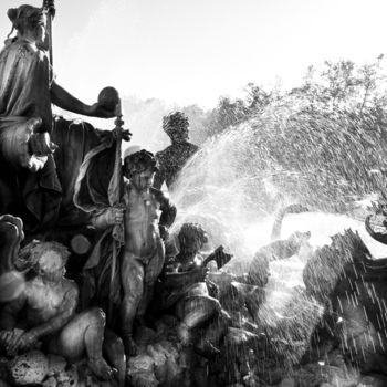 Photographie intitulée "fontaines des giron…" par Stephen Clement, Œuvre d'art originale, Photographie numérique