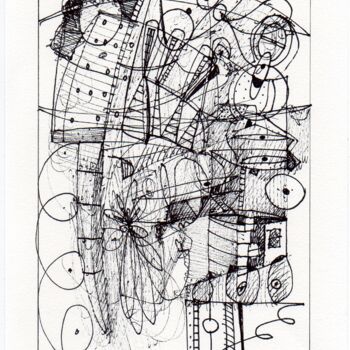 Drawing titled "Untitled No.3" by Stephen Lucas, Original Artwork, Ink