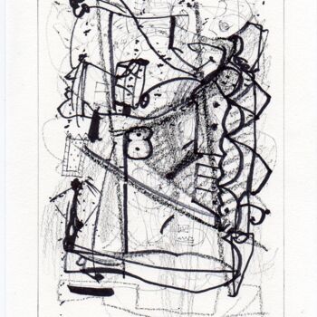 Dessin intitulée "Untitled No.6" par Stephen Lucas, Œuvre d'art originale, Encre