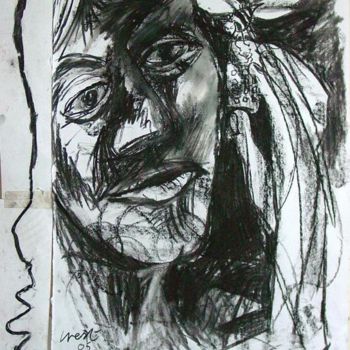 Drawing titled "Mobile Call 1" by Stephen West, Original Artwork, Other