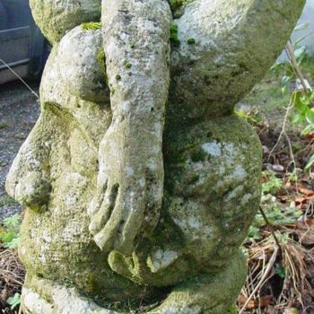 Sculpture titled "Birth head" by Stephen West, Original Artwork, Stone