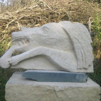 Rzeźba zatytułowany „Os 1” autorstwa Stephen West, Oryginalna praca, Kamień
