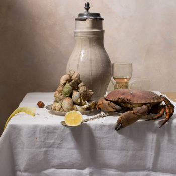 "La table au crabe -…" başlıklı Fotoğraf Steve Drevet tarafından, Orijinal sanat, Dijital Fotoğrafçılık