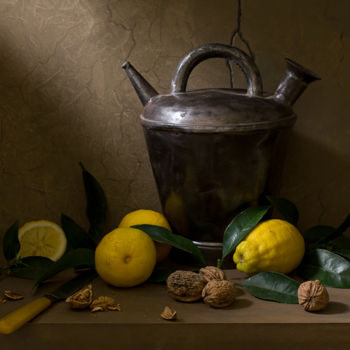 Fotografía titulada "Cantir et citrons" por Steve Drevet, Obra de arte original, Fotografía digital