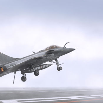 Photography titled "French Navy Rafale" by Steve Laurens, Original Artwork, Digital Photography