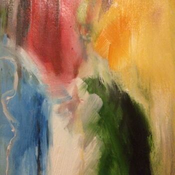 Painting titled "Abstract argument" by Steve Phillips, Original Artwork, Oil