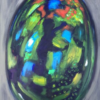 Painting titled "Opal Fruit" by Steve Phillips, Original Artwork, Oil