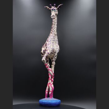 Sculpture intitulée "Prima Girafferina b…" par Steve Smeltzer, Œuvre d'art originale, Coulage