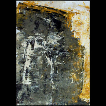 Pittura intitolato "2-excavated-43x30-2…" da Steve Beck, Opera d'arte originale