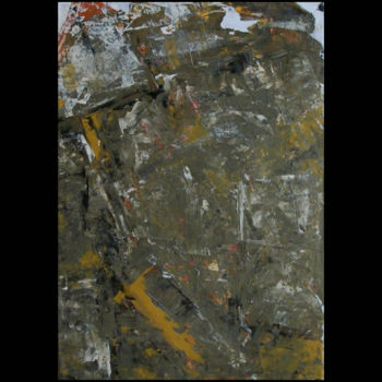 Peinture intitulée "5-excavated-43x30-2…" par Steve Beck, Œuvre d'art originale