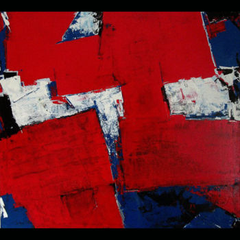 Malerei mit dem Titel "19-ta4-110x120-2011…" von Steve Beck, Original-Kunstwerk