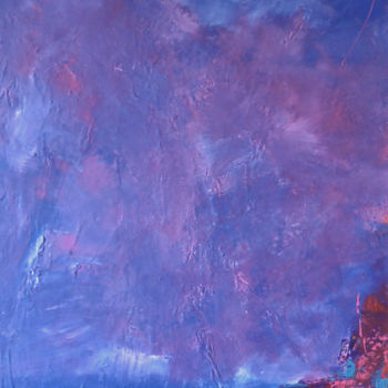 Painting titled "(Orage sur le Levan…" by Steve Beck, Original Artwork