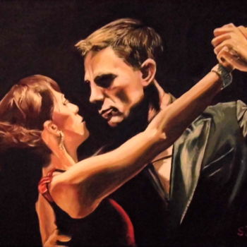 Peinture intitulée "Tango Nights" par Stephen Rashley, Œuvre d'art originale, Huile