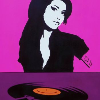 Ζωγραφική με τίτλο "Pop Art Original, L…" από Steven Tucyblewn, Αυθεντικά έργα τέχνης, Ακρυλικό