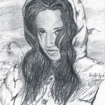 Drawing titled "A Cold Pacific Wint…" by Steven Hawke, Original Artwork