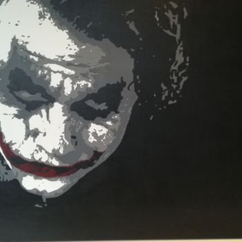 Painting titled "The Joker, 4 layers" by Stew Formesyn, Original Artwork