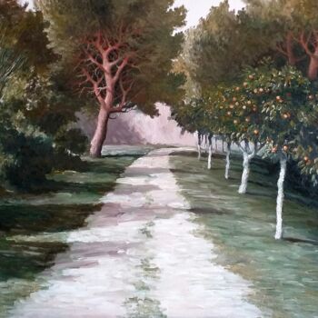 Pintura titulada "El camino" por Stjepan Lezaic (Pepi), Obra de arte original, Oleo