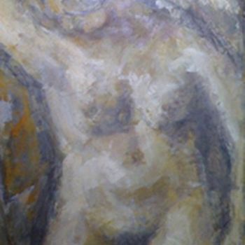 Painting titled "Stojan Pačov - Nude" by Stojan Pačov, Original Artwork, Oil