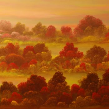 Painting titled "Indian Summer" by David Snider, Original Artwork