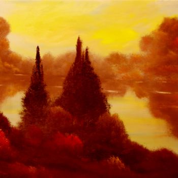 Painting titled "Early Autumn" by David Snider, Original Artwork