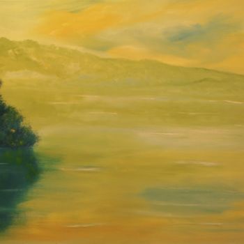 Peinture intitulée "Sylvan Lake" par David Snider, Œuvre d'art originale, Huile